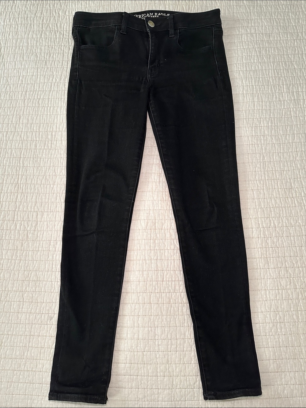 American Eagle Outfitters Black Super Stretch Skinny Jeans